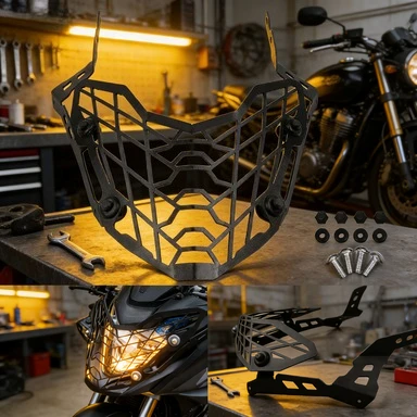 

Защитная решетка для фар мотоцикла, подходит для Honda CB500X 2017-2024, модифицированные аксессуары