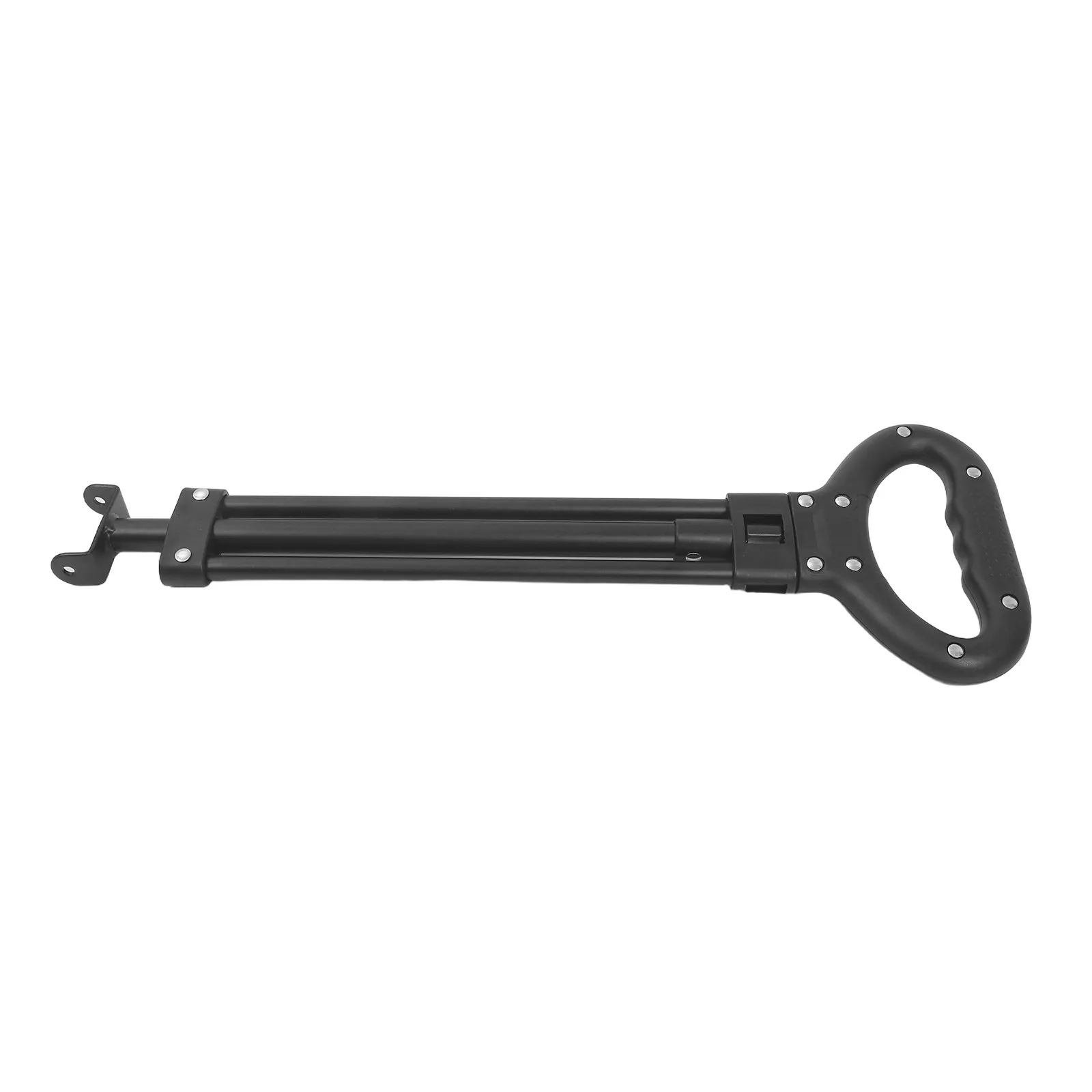 Folding Wagon Pull Handle Replacement Retractable Telescopic Metal Grip for Camping Trolley Outdoor Garden Picnic Cart