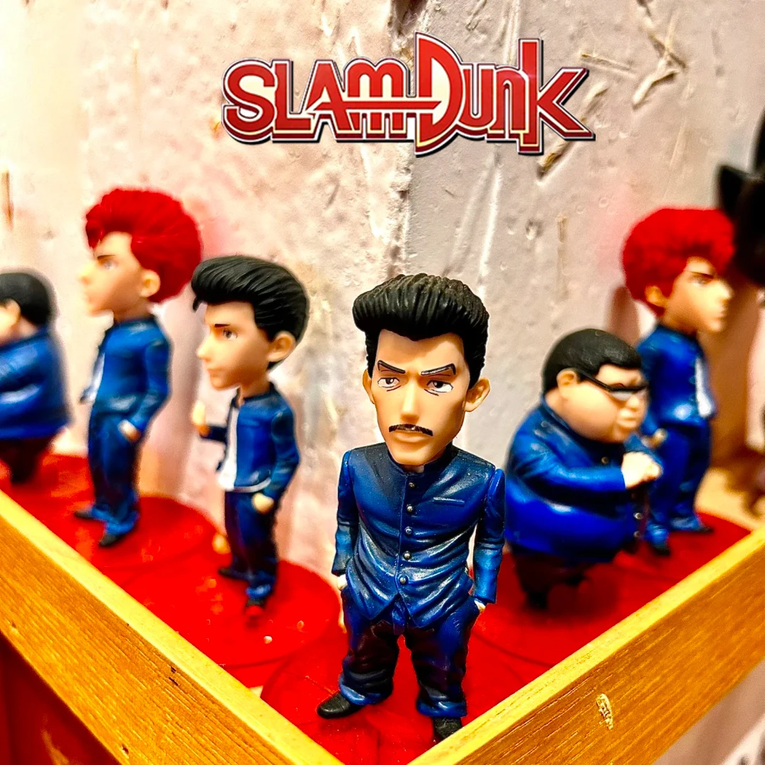 أنيمي Hanamichi Sakuragi Rukawa Kaede Miyagi Ryota Mitsui Hisashi Akagi Takenori PVC figuras de juguete 5 unids/set