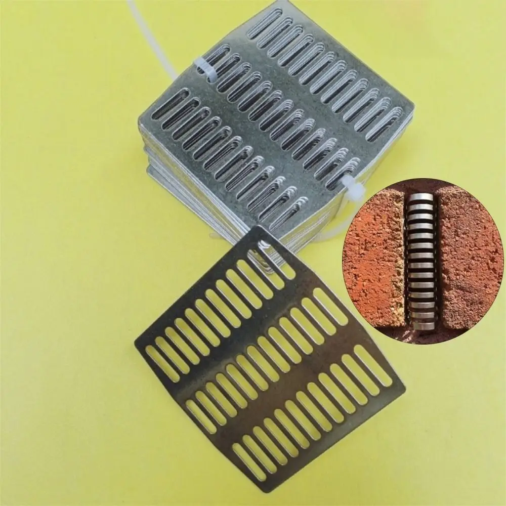 5pcs/set Stainless Steel Weep Hole Covers Brick Wall Anti-blocking Weep Hole Vent Covers Corrosion Resistant Floor Drain Mat