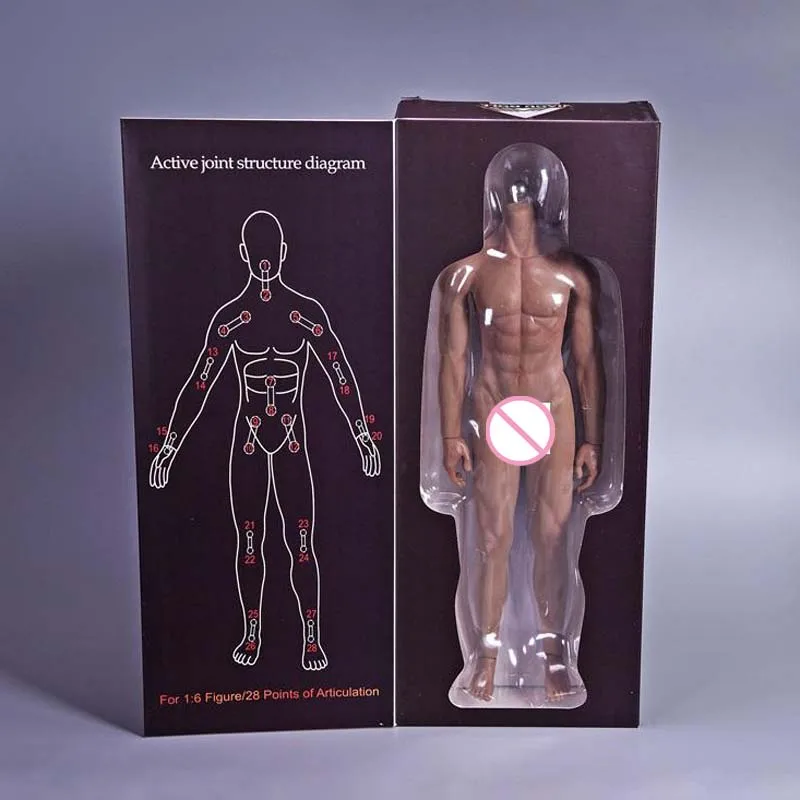 

Кукла JIAOU, масштаб 1/6, JOK-11C, тело солдата, мышцы, 12 дюймов, мужской супер гибкий бесшовный металлический корпус скелета для скульптуры головы 1/6