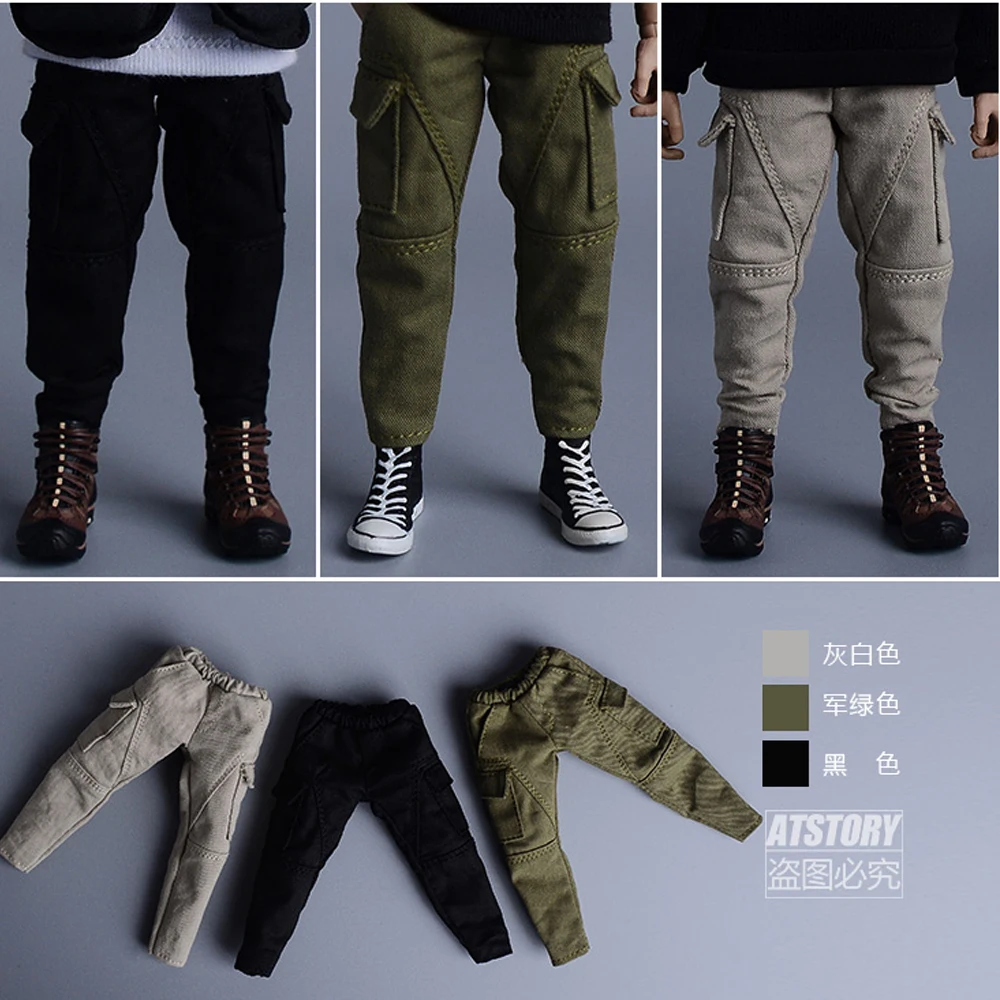 

1/12 Trend Soldier Clothes Model Cargo Pants Fit 6-inch Action FIgure Body doll Clothing Accessories Model
