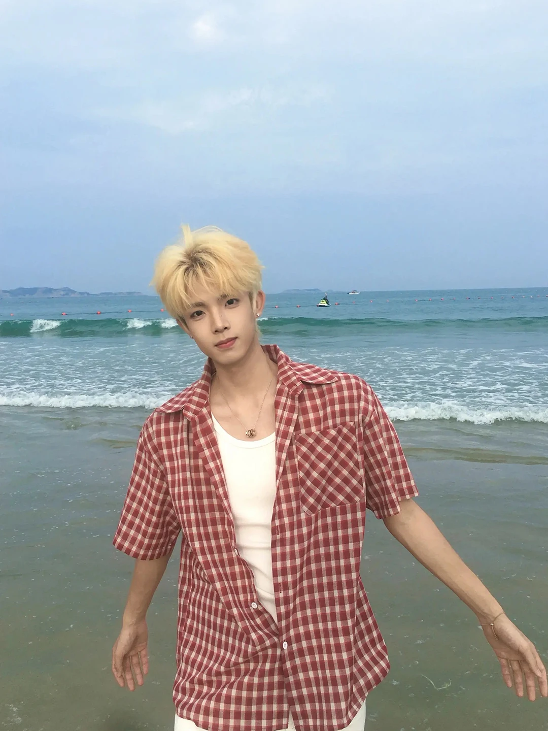 Retro American Red Plaid Short Sleeve Shirt Loose Thin Summer Casual Unisex Outerwear Lightweight Men's Women's Fashion Brand