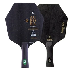 Hexagonal Table Tennis Blade 5+2 Carbon Fiber/ 5 Ply Wood Larger Hitting Area Ping Pong Paddle Loop Fast Attack for Training