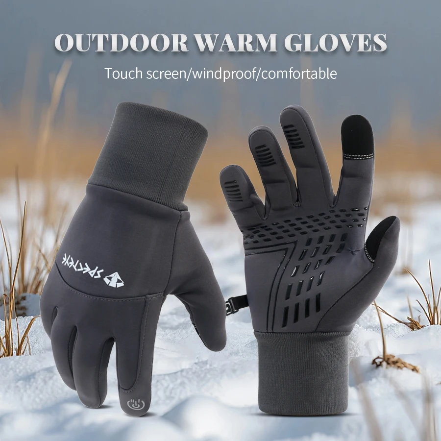 Herbst Winter Männer Frauen Handschuhe Touchscreen Wasserdicht Winddicht Handschuhe Outdoor Sport Warme Thermische Fleece Lauf Ski Handschuhe