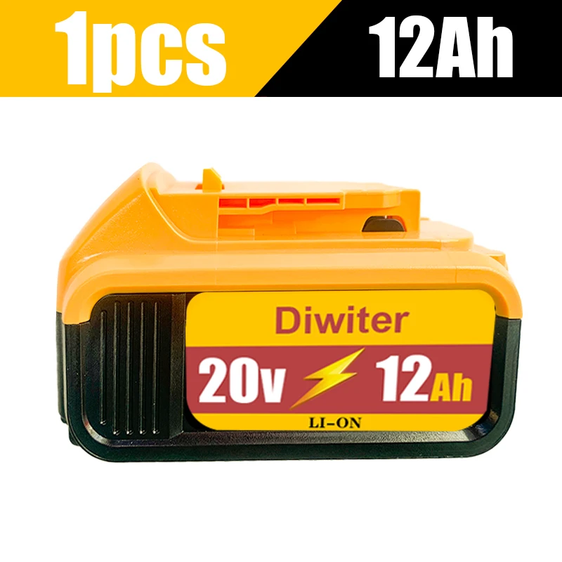 VHODNÉ PRO DEWALT 20V baterii, elektrické nářadí Dewalt DCB606, DCB205, DCB206, DCBGene, DCB200 MAX, 20V, 60V, 6AH, 9AH, baterie Dewalt - náhled 4