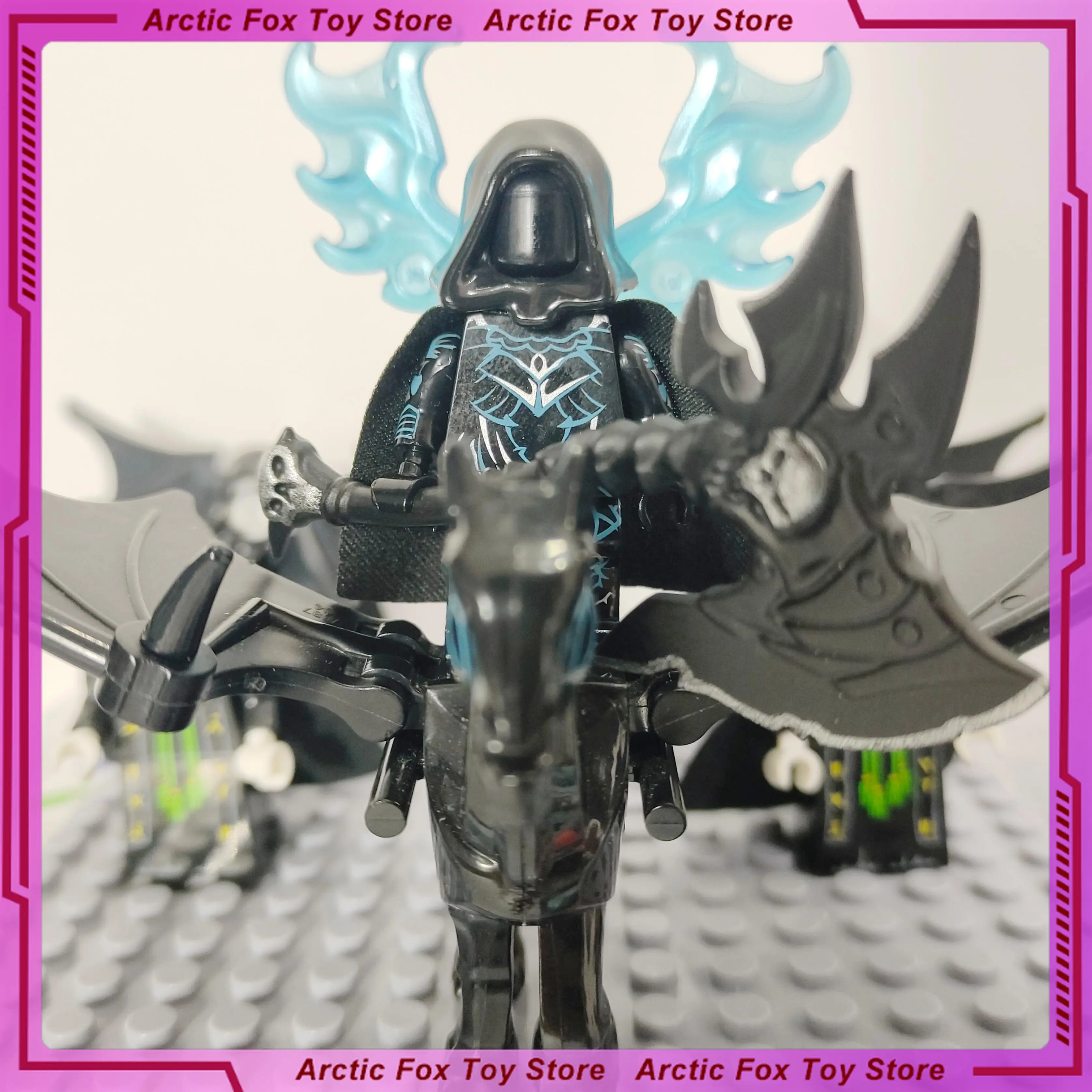 

Новая фигурка рыцаря из фильма, пластиковая модель, конструктор, настольное украшение, подарок на день рождения для детей, игрушка