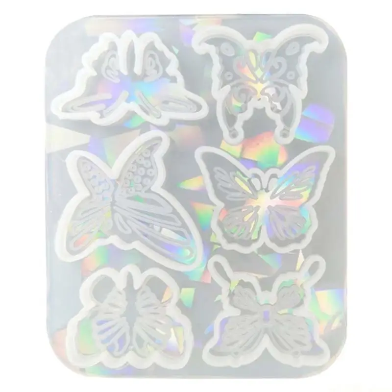 

D46E DIY легкие тени заколки для волос литейные формы форма для заколок для волос силиконовая смола эпоксидная форма для заколок