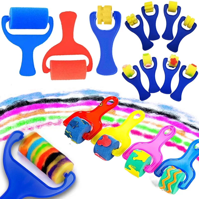 

Роликовый инструмент для рисования, кисть для печати, офисная культура, образовательные принадлежности, художественные ремесла, инструменты для рисования, начинающие граффити TMZ