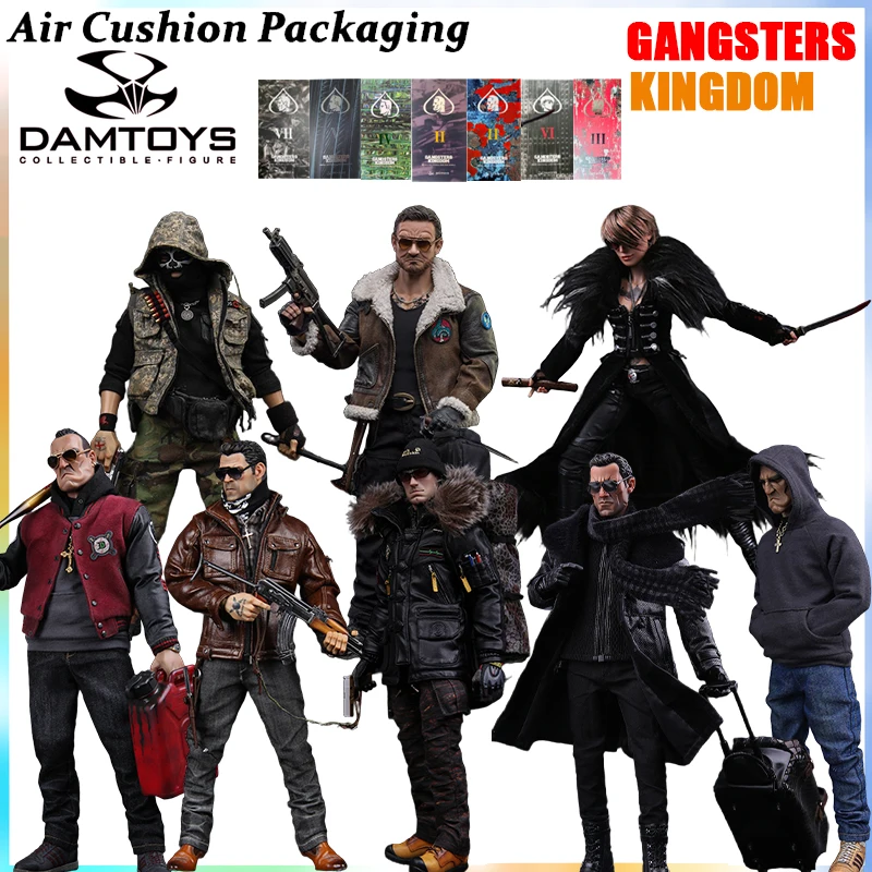 

DAMTOYS Genuine ORIGINAL STORIES Series Gangsters Kingdom Spade Western Gangster Cold-blooded Killer Action Figures Model Toy