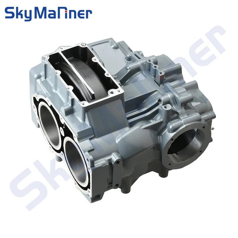 66T-15100 Crankcase Cylinder Block Suitable for Yamaha 2-Stroke Outboard Engine E40X 40HP 66T-15100-02-1S Marine Accessories