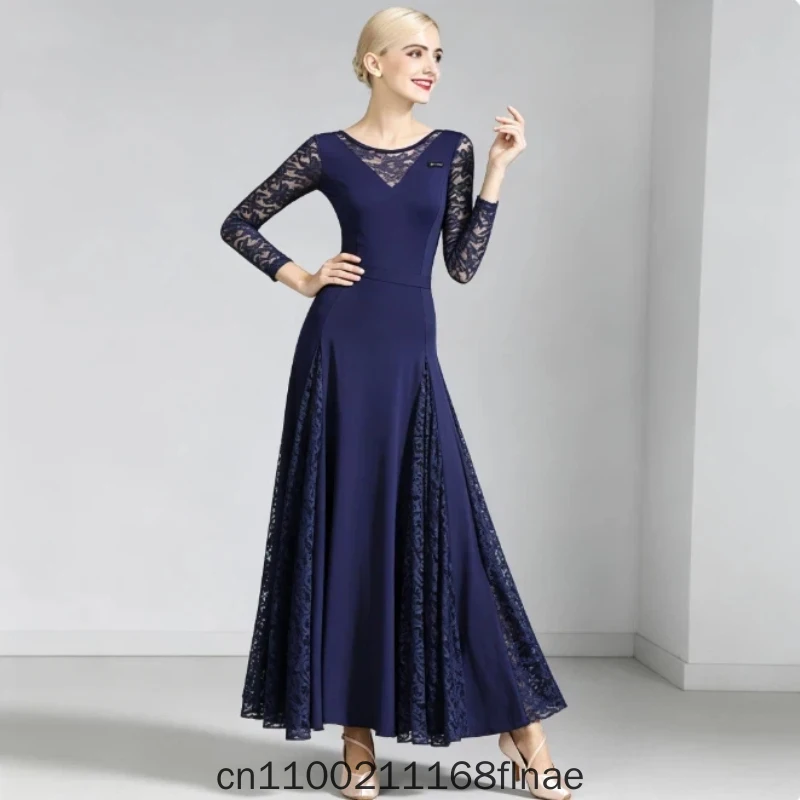 Modern Dance Dress Set S9010 Waltz Dance Social Dance Tango Standard Dance Dress for Female Stage Performance