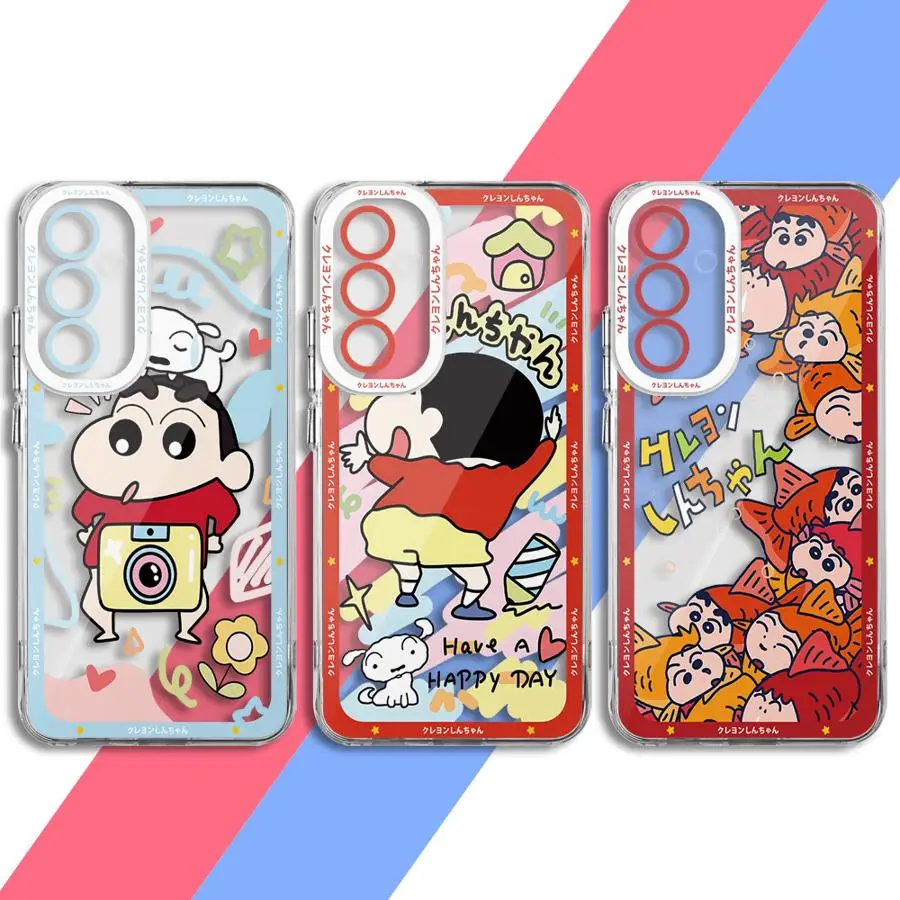 Japan C-Crayon  Anime ShinchanS Case for Samsung Galaxy S24 Ultra S23 FE S20 FE S22 Plus S21 Note20 S21 Ultra Note10Plus Cover