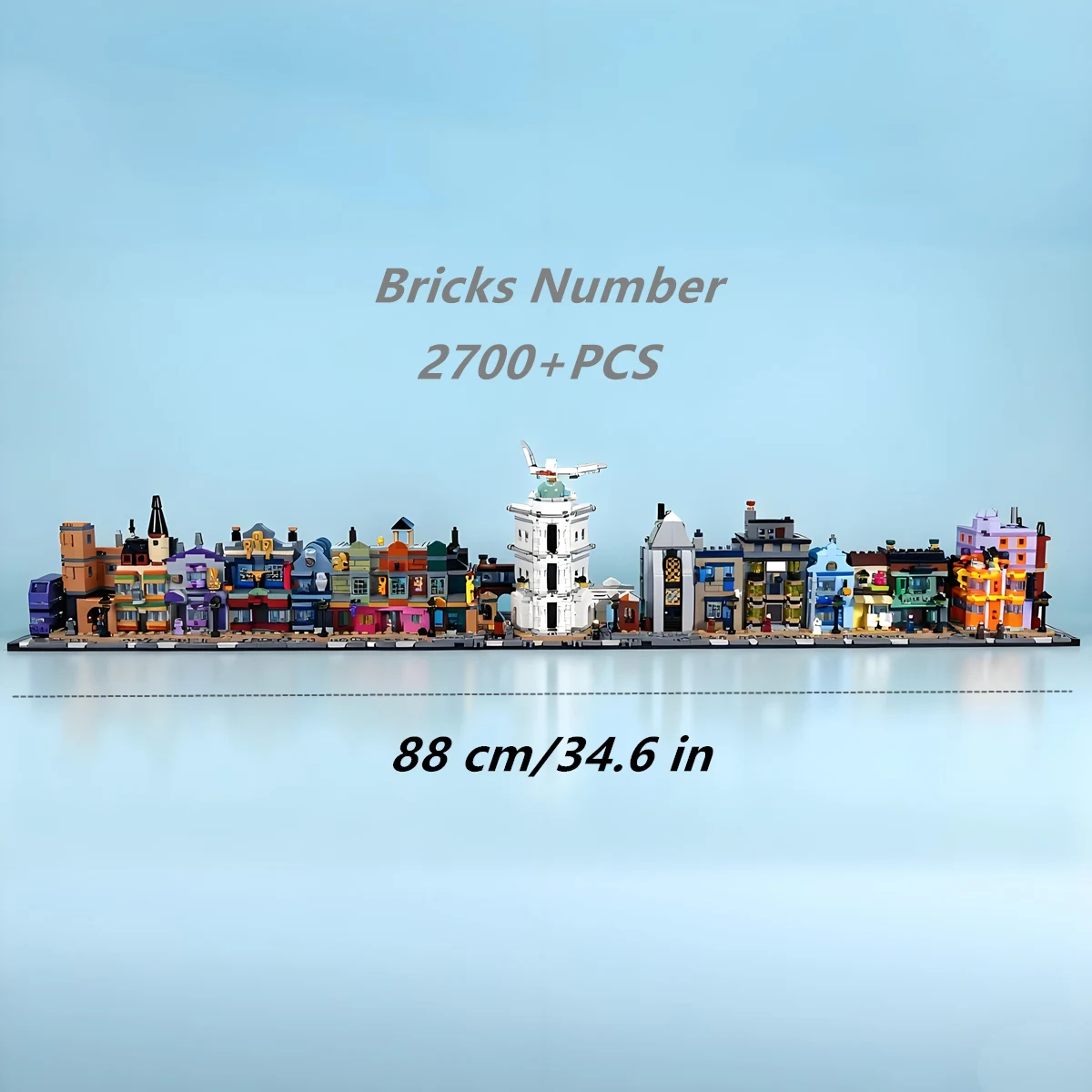 StreetView Alley Shop Magical Wizard World CITY Street Store ماجيك دراجون بانك نموذج بنة الطوب هدية عيد ميلاد