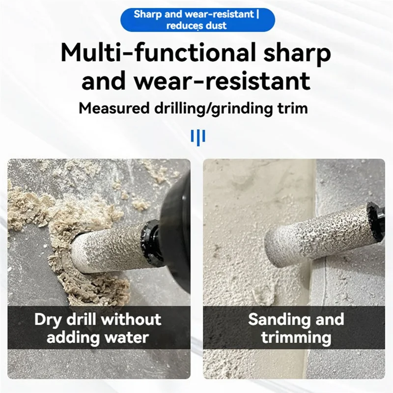 

【Top Picks】Diamond Drill Bit Diamond Drill Bit Andgrinding Rod Set Forceramic Tile,Glass,Marble