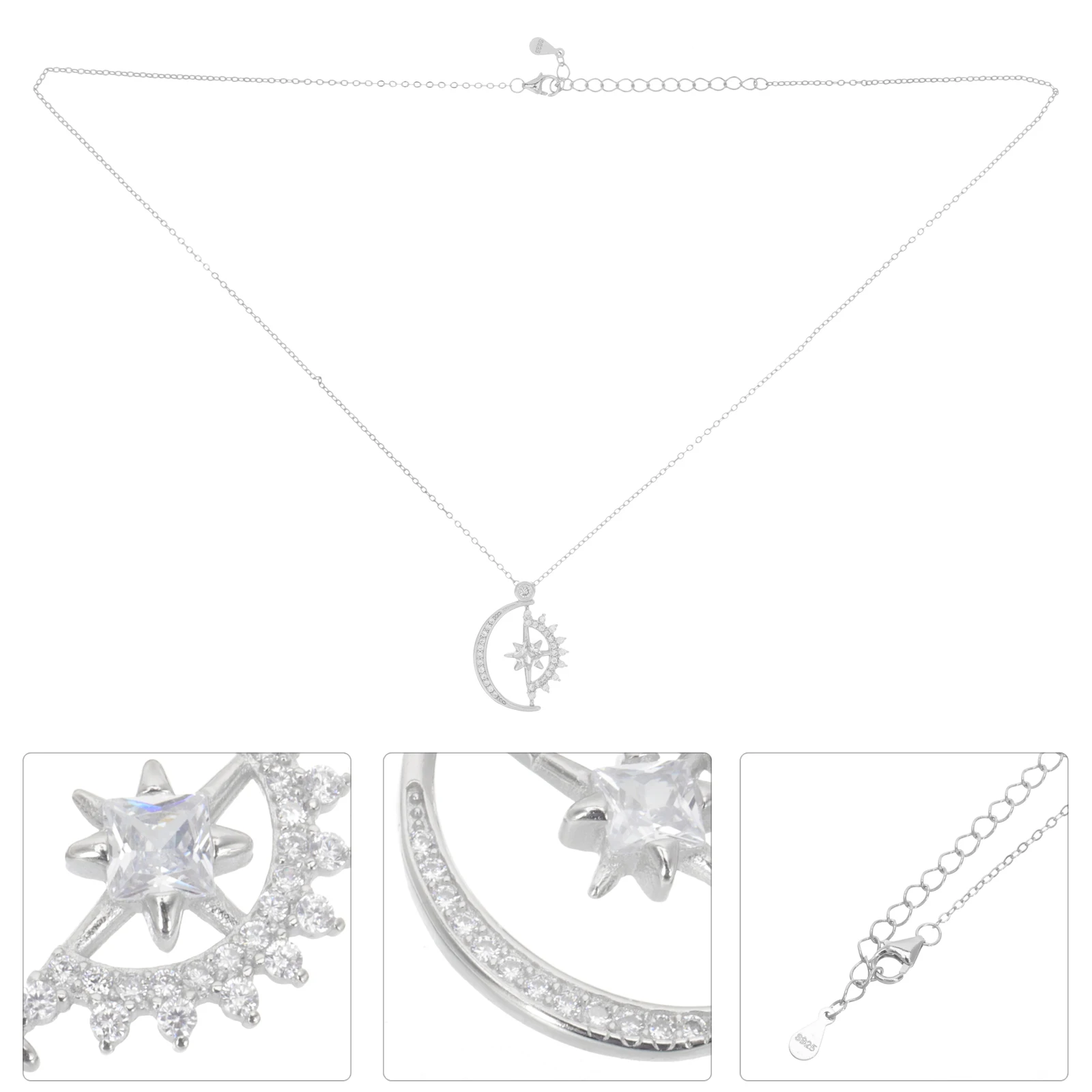 

Clavicle Chain Necklace for Women Jewelry Choker Necklaces Woman Fashion Silver S925 Pendant Miss