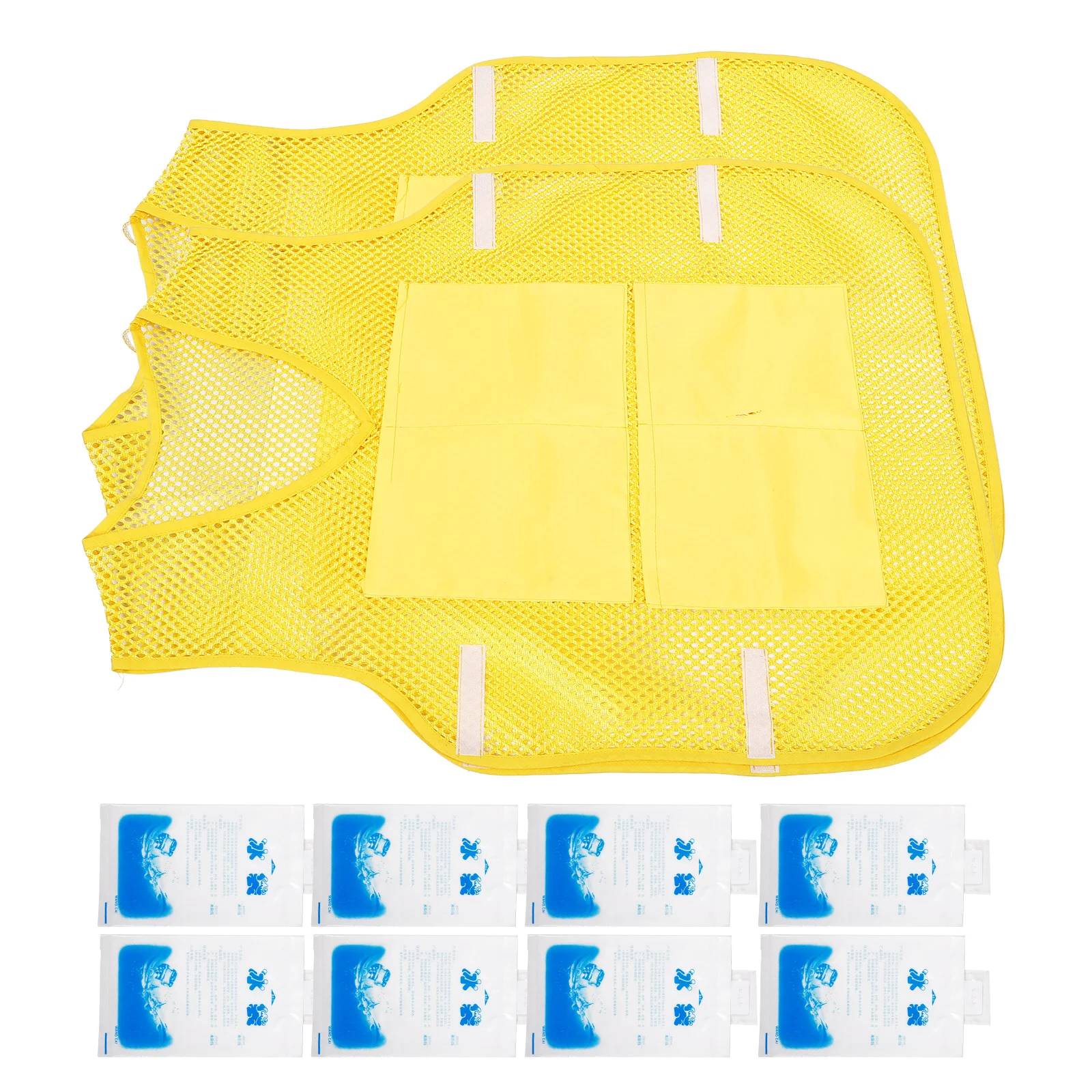 

1 Set Cooling Vest For Summer Reusable Ice Waistcoat With Replaceable Ice Packs Lightweight Portable Cooling Clothes For Outdoor