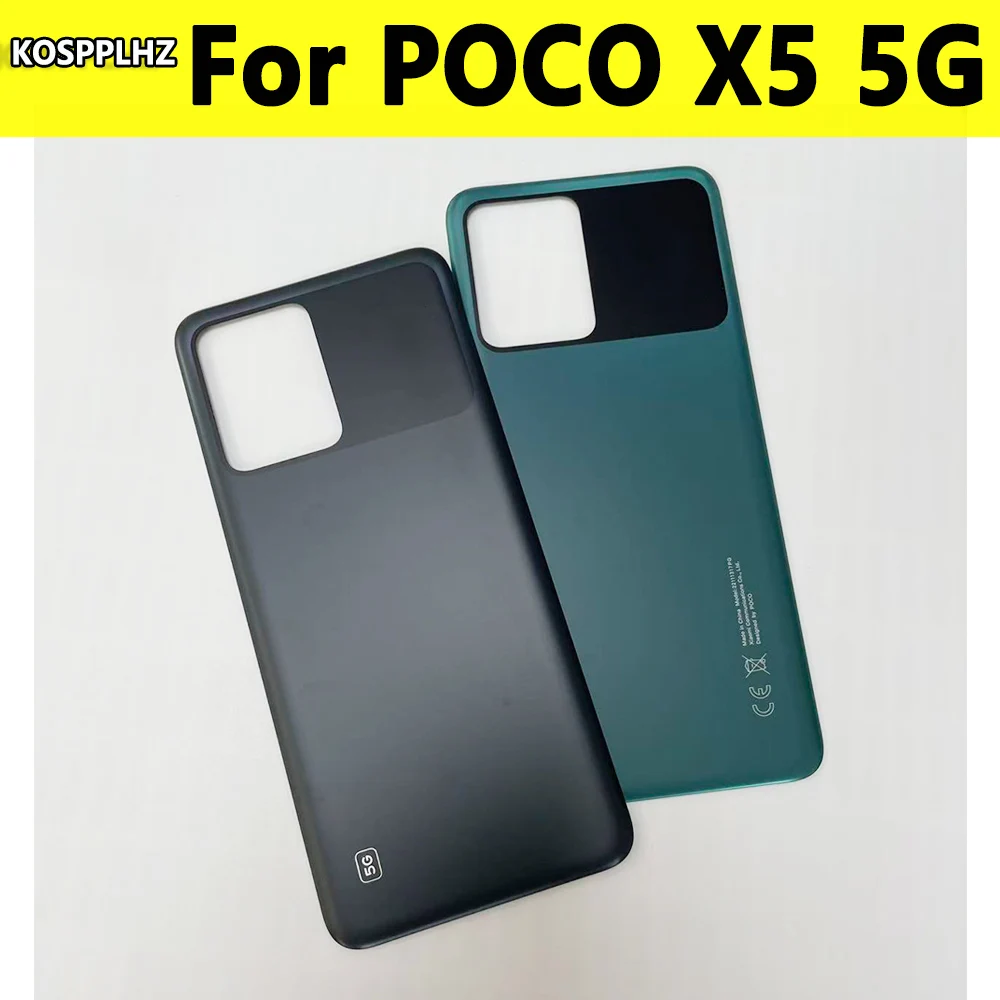 Kompatibel mit POCO X5 5G Akkudeckel Rückgehäuse Türhülle für Xiaomi POCO X5 Rückabdeckung