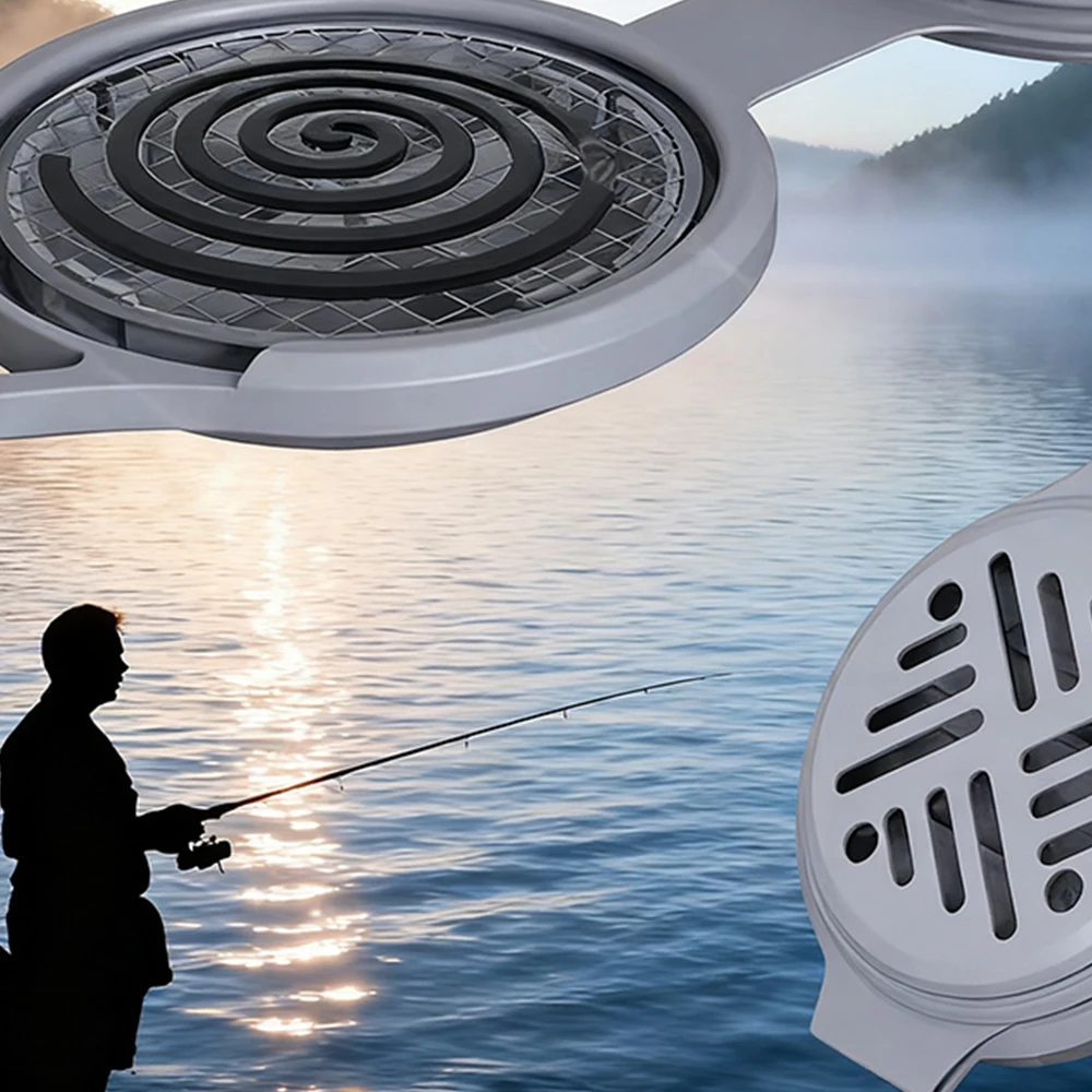 

Portable Outdoor Coil Holder Silicone Fly Repeller Burner Tray Angling Mosquito Dispeller Fishing Essential Items For Going Out