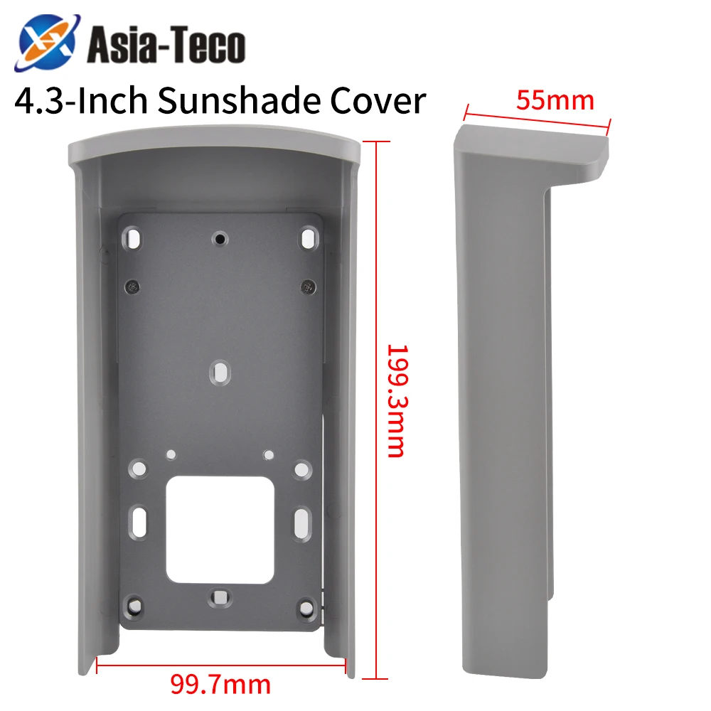 

Sun Shield Rainproof Shell Rain Cover For Hikvision 4.3-Inch Face Screens 341, 342, D11, 641 Series Facial Recognition Machine