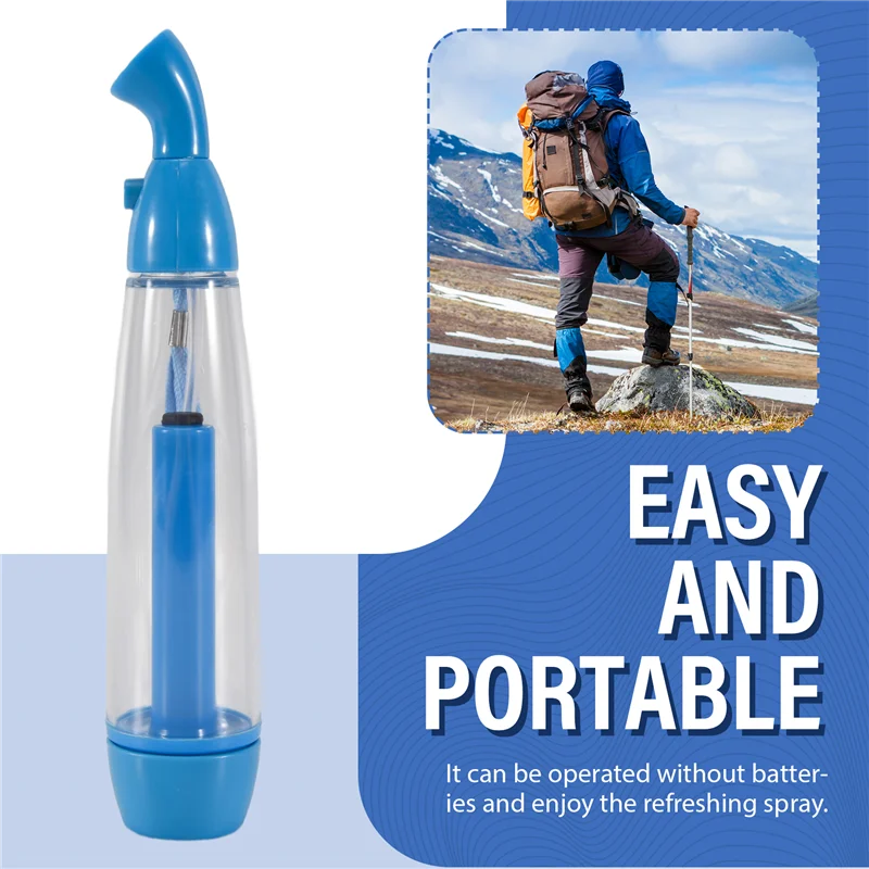 โปรโมชั่น!4 ชิ้นฤดูร้อน Mister สเปรย์ขวดชุดปั๊ม Mister Personal Cooling อุปกรณ์พลาสติกเปล่าสเปรย์ขวดน้ํา Refillabl