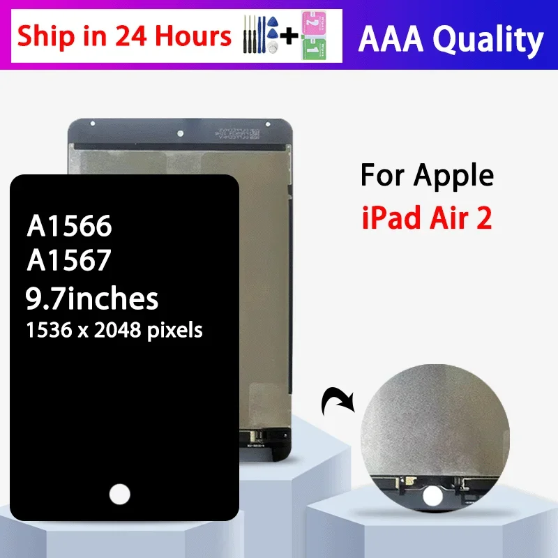 

A1566 A1567 Premium Lcd For IPad Air2 Air 2 Display Touch Screen Digitizer Panel Assembly Replacement part