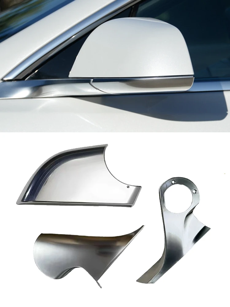 Hoge Kwaliteit Side Wing Achteruitkijkspiegel Cover Cap Voor Tesla Model 3 2017-2025 Highland Base Bracket Frame Bottom cover Vervanging - afbeelding 2