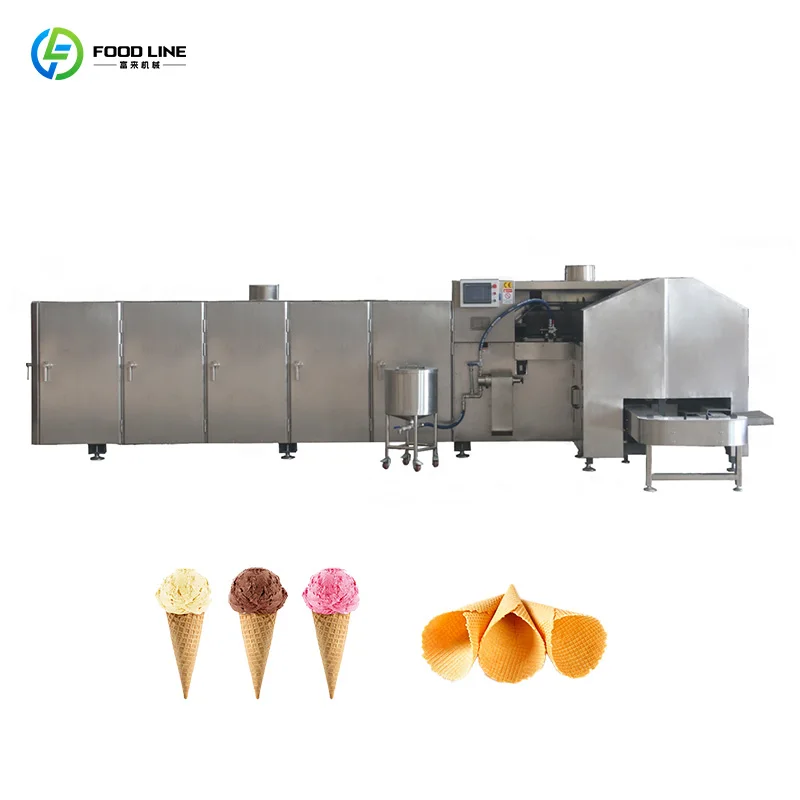 Máquinas para Hacer Conos de Pizza y Galletas Wafer, Precio de Fábrica Comercial Personalizado, Máquina para Hacer Conos de Helado en Venta