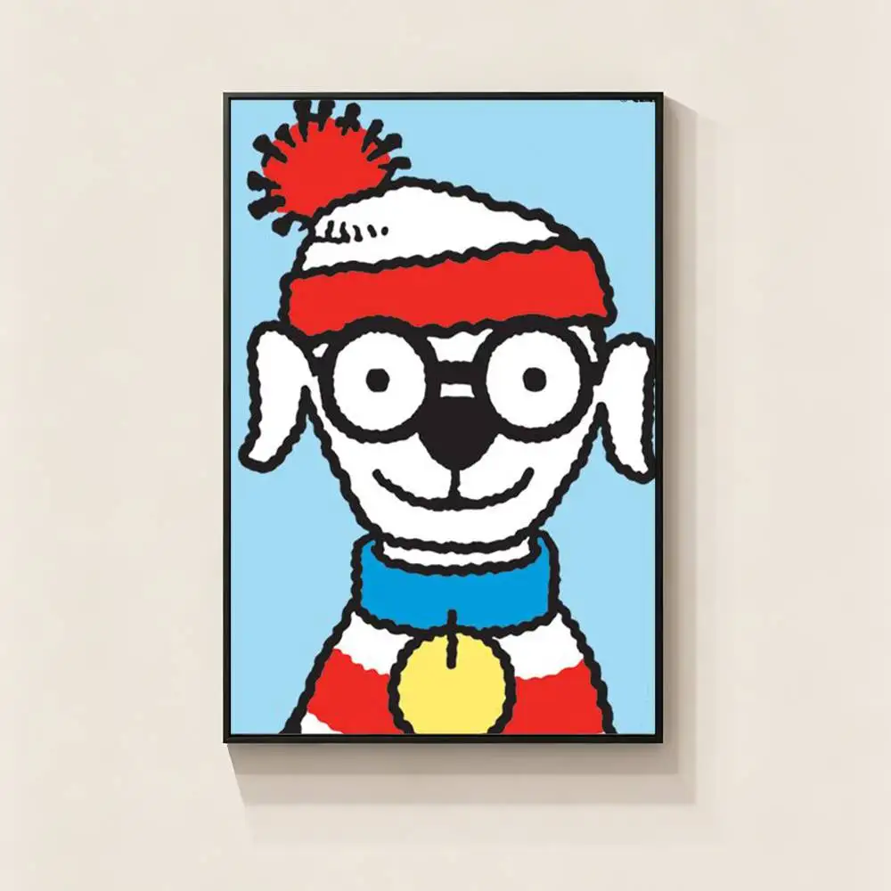 Game Wheres W-allyS W-aldo  Poster Perfect Space Sticker Self Adhesive for Office Home Theater Wall Art Decor Fancy Gift