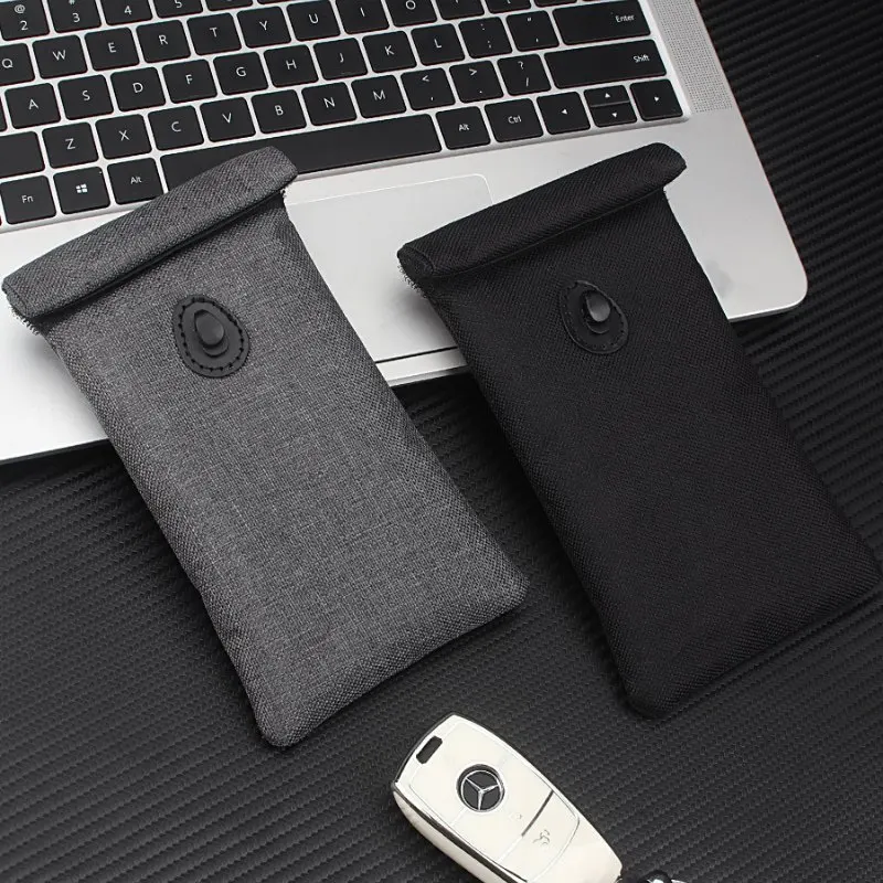 Card Car Keys Case FOB Signal Blocker Bag RFID Shielding Phone Credit Card Bags Organizer for Privacy Protection