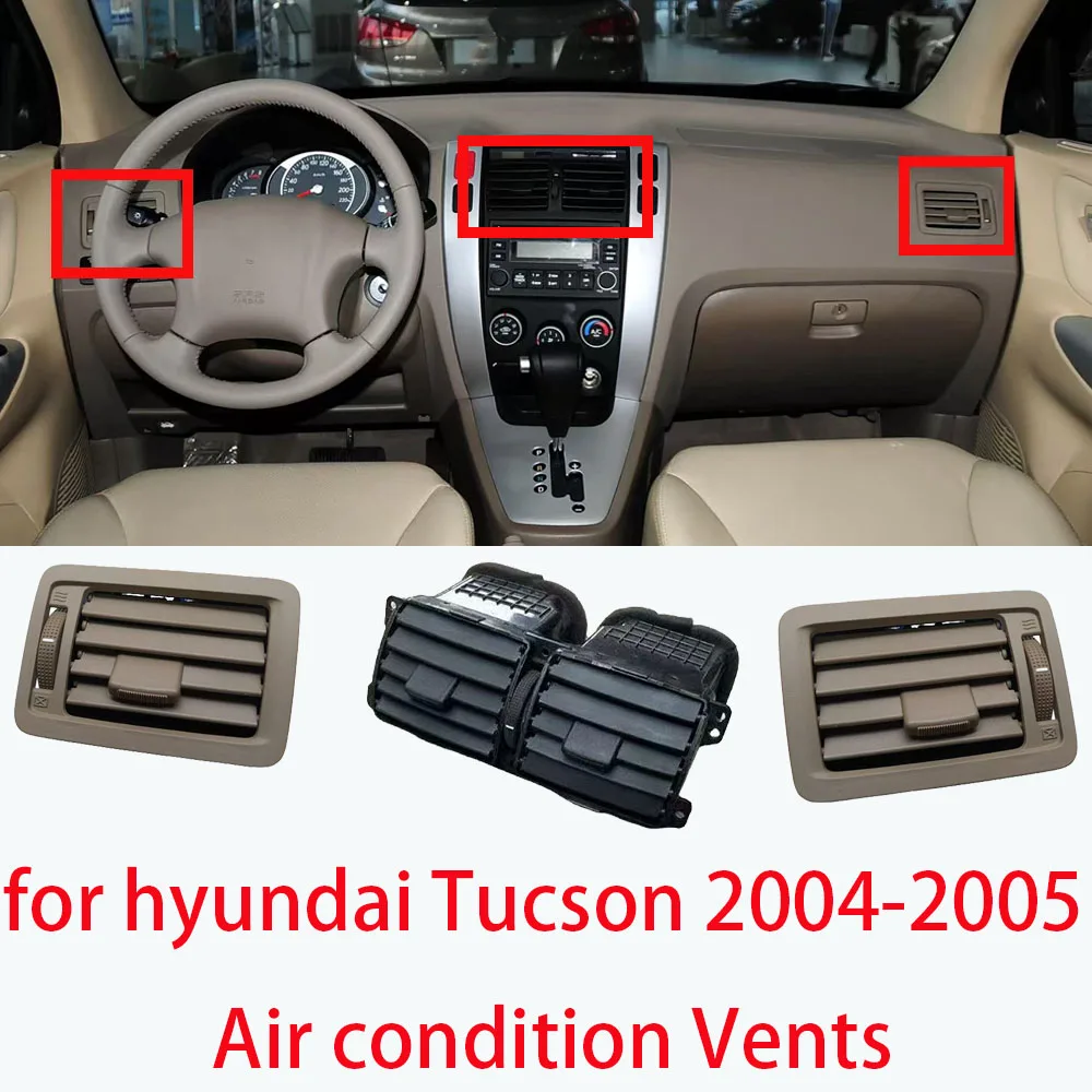 

LINGJIE OEM 974102E000 Ventilation central ventilation duct assy ctr air vent for hyundai Tucson 2004-2005 Air condition Vents