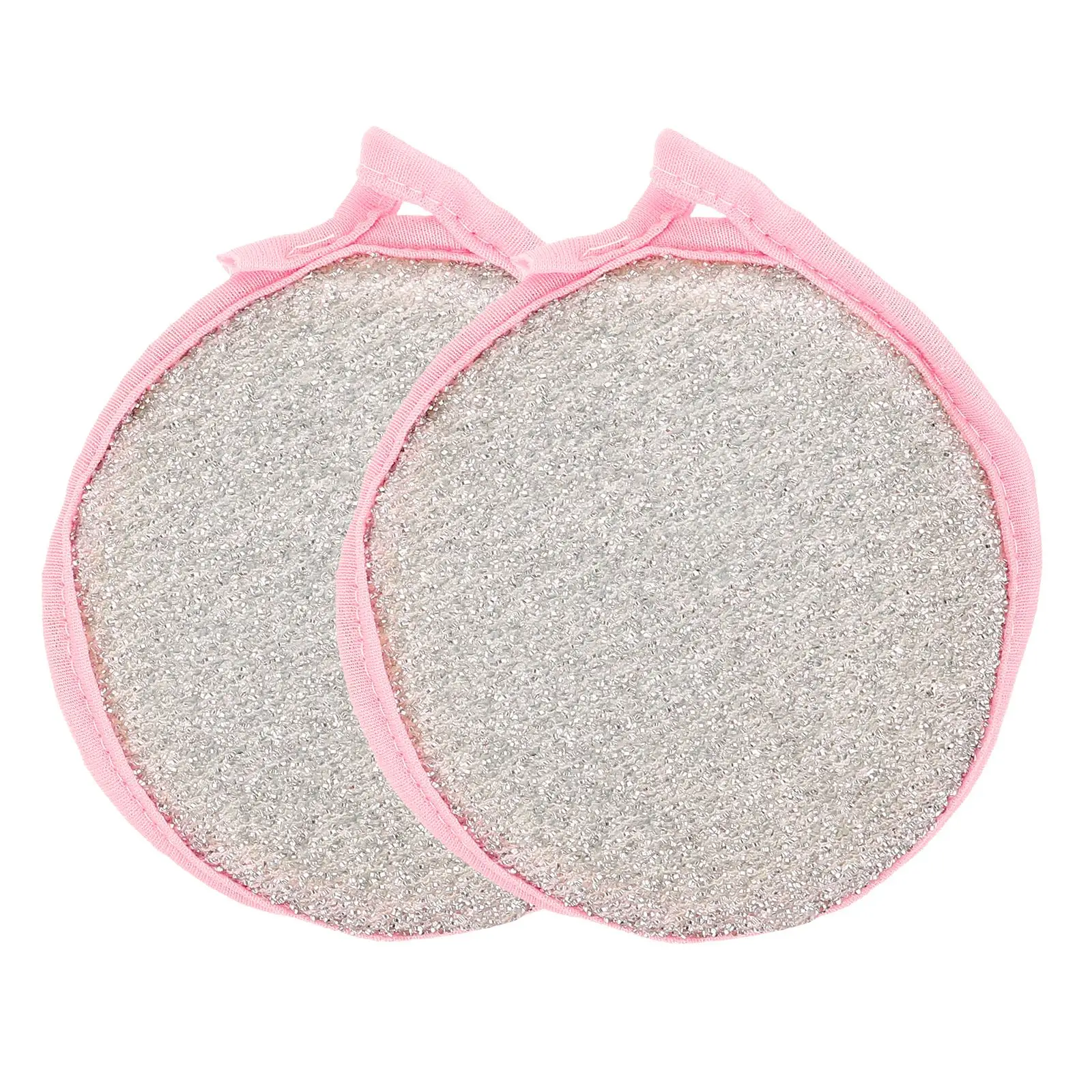 

2PCS Dual Sided Dish Scrubbers Cleaning Sponges Kitchen Brush Pads Scrubbing Pads Pot Scrubbers Home Kitchen Clean Tools