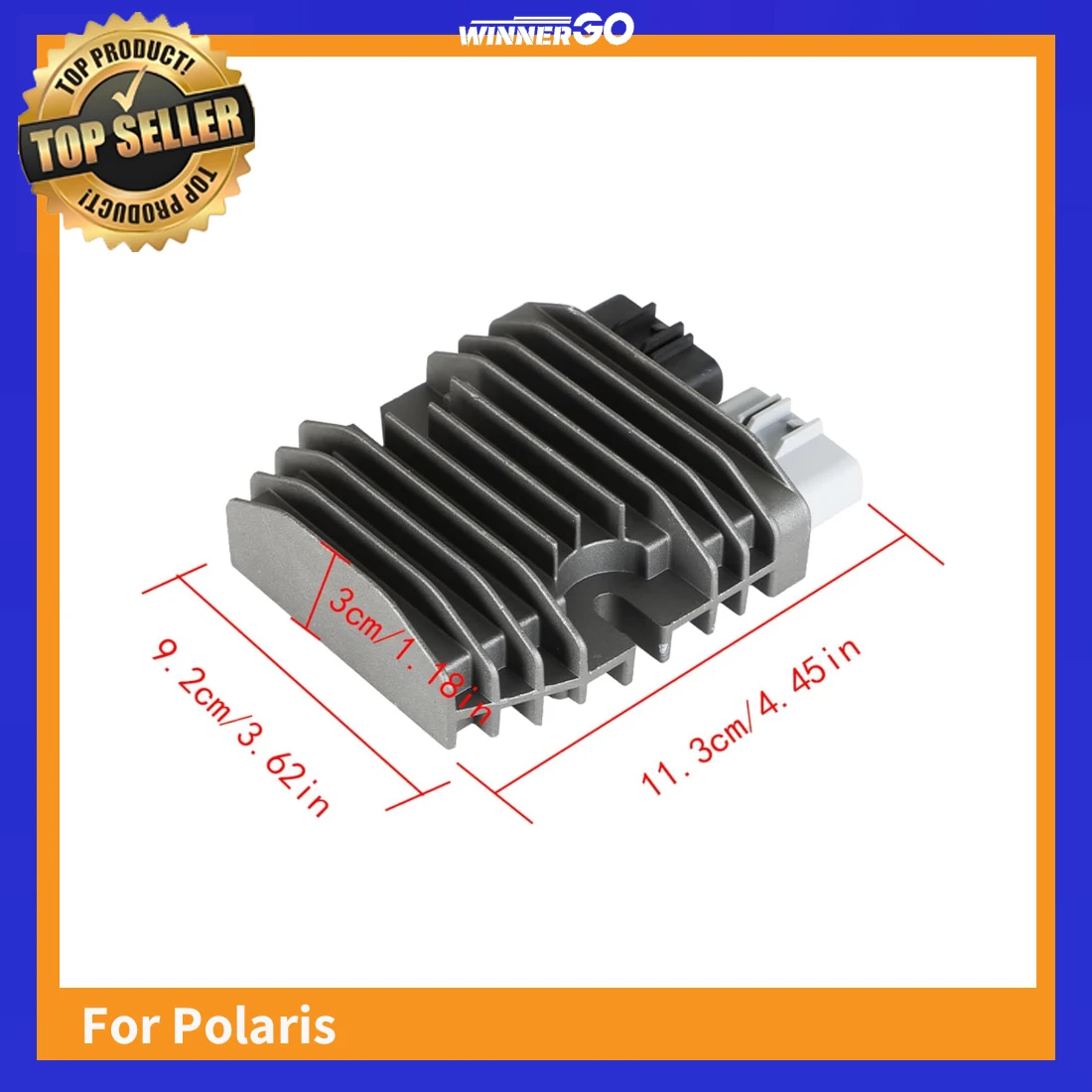 Spannungsregler Gleichrichter 4012941 Ersatz für Polaris Ranger 800 RZR 570 Ranger 2011 2012 2013 2014 2015 2016 760cc SH775 Ranger 325 ETX RZR 570 RZR S 800 – Detail 1