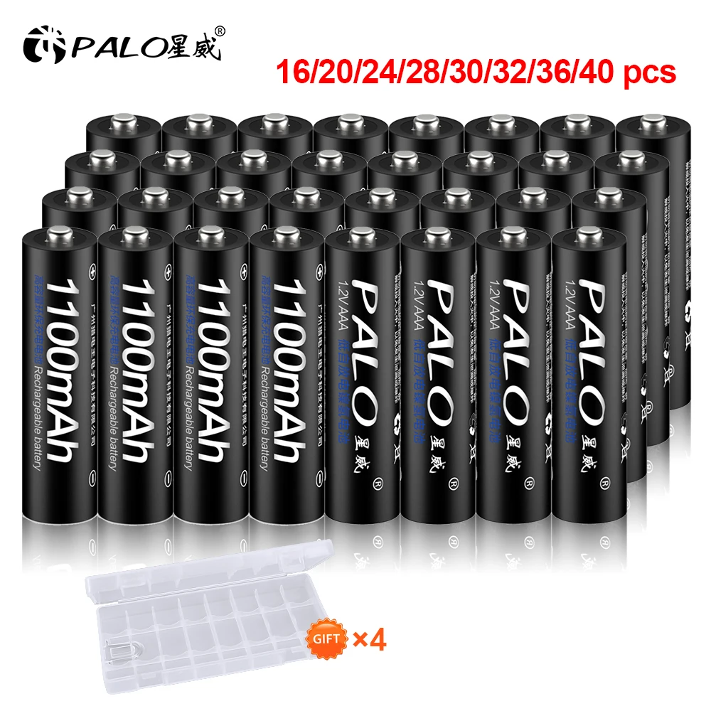 16/20/24//28/30/32/36/40pcs 1.2V akumulatory AAA 1100mAh Ni-MH AAA akumulator do aparatu fotograficznego