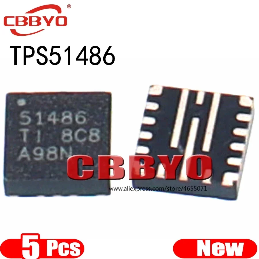 (5 stuk) 100% Nieuwe TPS51486RJER TPS51486 51486 QFN-18 Chipset