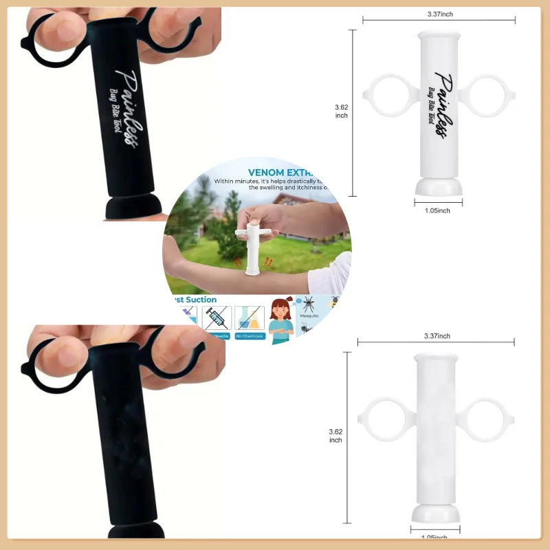 Bomba extractora de veneno al vacío portátil para mosquitos, picaduras de abejas, primeros auxilios, desintoxicación, campamento al aire libre, equipo de supervivencia de emergencia
