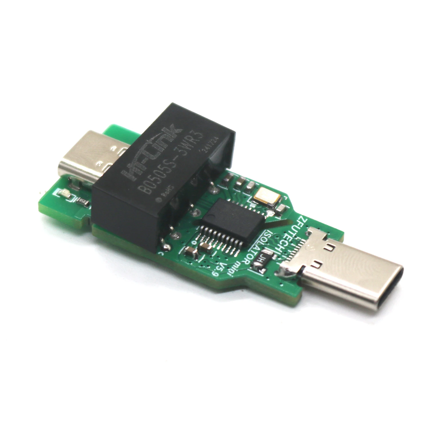 Adum3166 Izolator USB TYPE-C 480 Mb/s USB2.0 Ochrona przed szybką izolacją Wzmacniacz audio Dekoder DAC Eliminacja szumów uziemienia