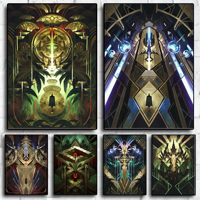 Mystery Fantasy World Dark Print Poster Magic The Gathering Wall Art Modern Gorgeous Magnificent Canvas Painting Home Decoration