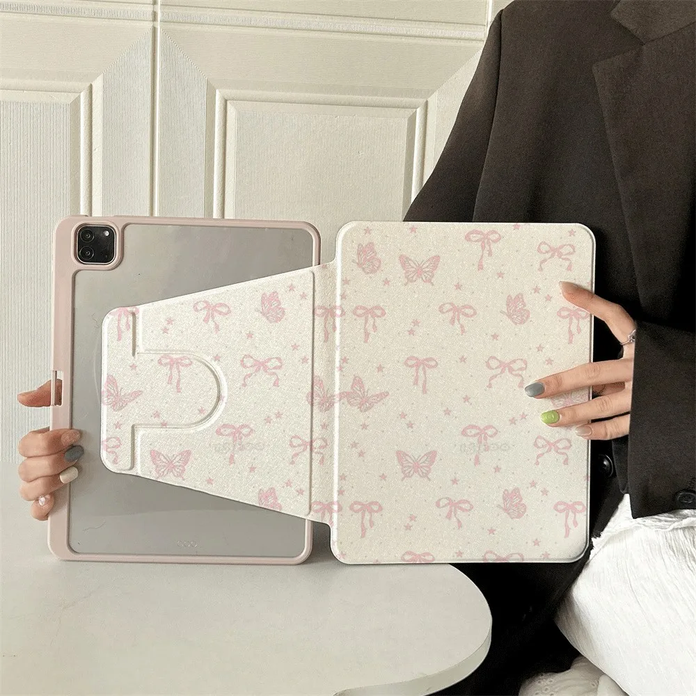 

360 ° Rotating Foldable Case to Easily Protect Your Pad: Compatible with iPad Air 6,Air 5,4,10,2024,air m3/a16 2025