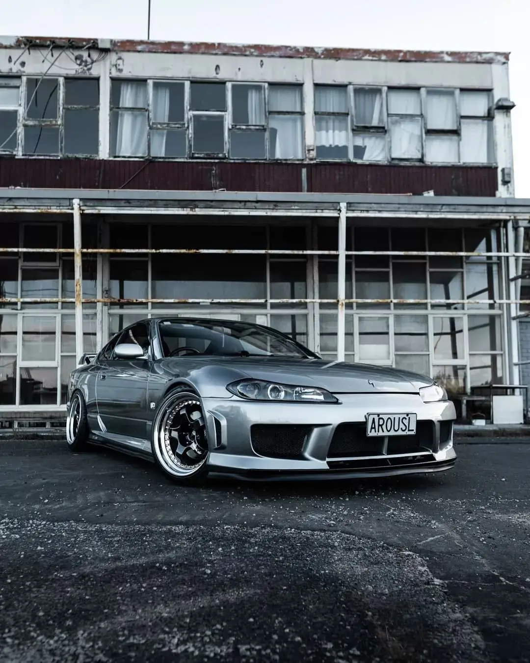 

For NISSAN S15 SILVIA Body Kits Part Whole Set PP S15 Front Bumper Side Skirt With Fog Lamp Holes Modification Bodykit