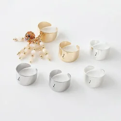 Anillo chapado en oro de 4 piezas, 20mm, 14K, configuración de latón para fabricación de joyas, accesorios hechos a mano DIY