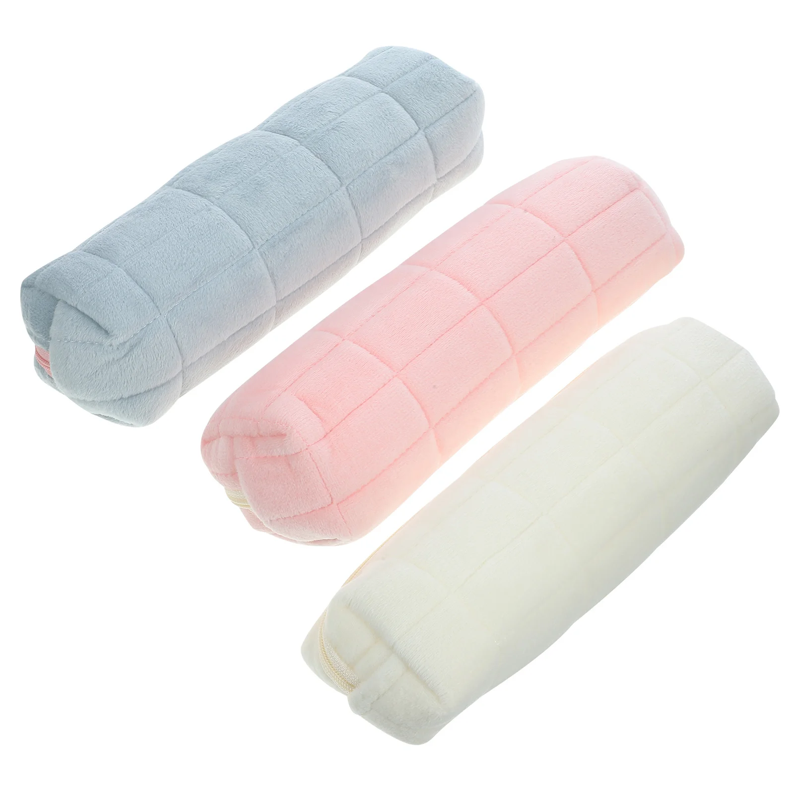 

3Pcs Large Pencil Bag Pen Case Organizer Lightweight Portable Multifunctional Student Teacher Accessory Pencil Case