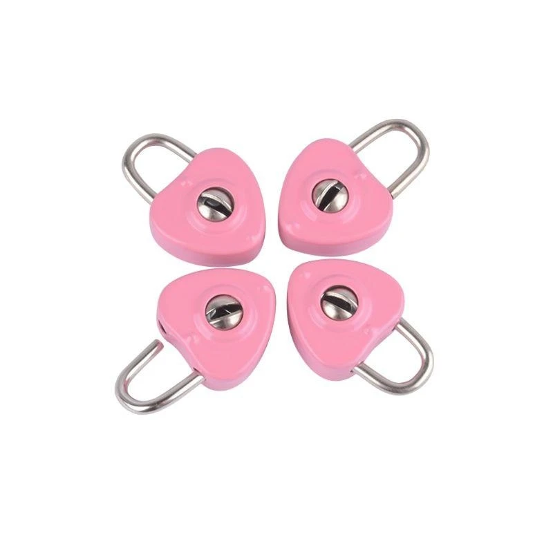 Mini Heart Shaped Lock Wedding Keyed Padlocks for Wish Lock Padlock for Jewelry Box Small Wooden Box