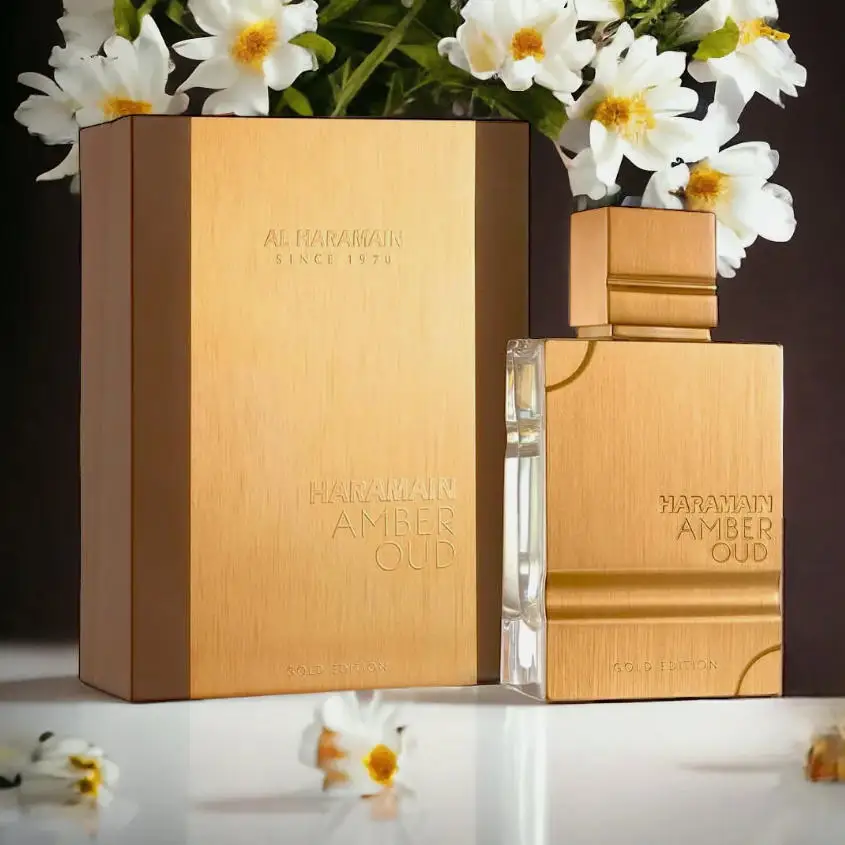 Amber Oud Gold Edition Eau De Parfum Spray 60 ml (2 oz) - Perfume árabe unisex para mujeres y hombres, Colonia ámbar de larga duración con