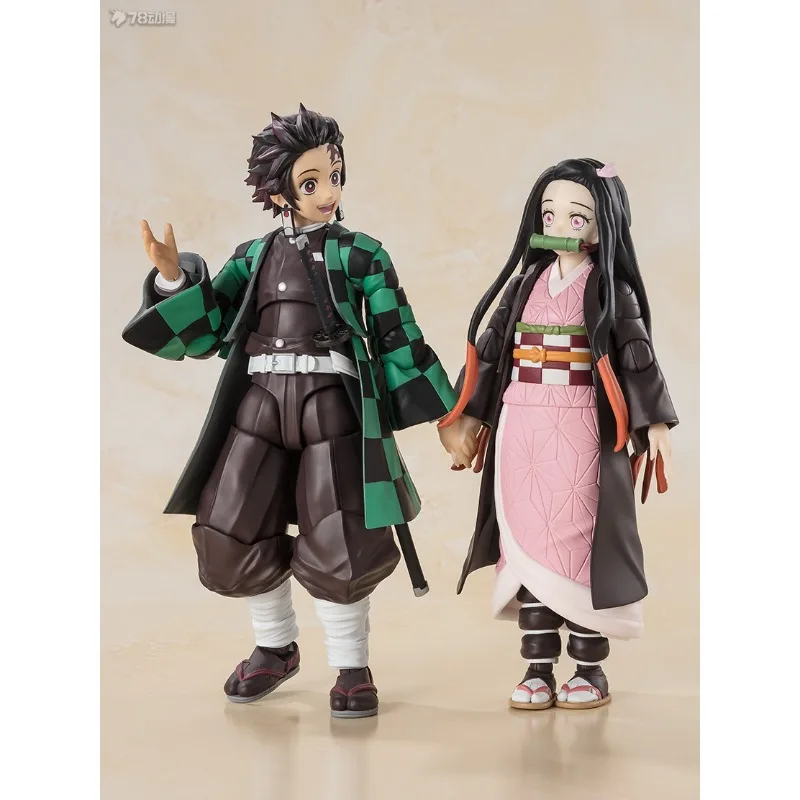 BANDAI Oryginalna S.H.Figurarts Ghost Killing Blade Series Oven Door Beans Anime Figurka Model Zabawki Ozdoby Prezenty dla Chłopców
