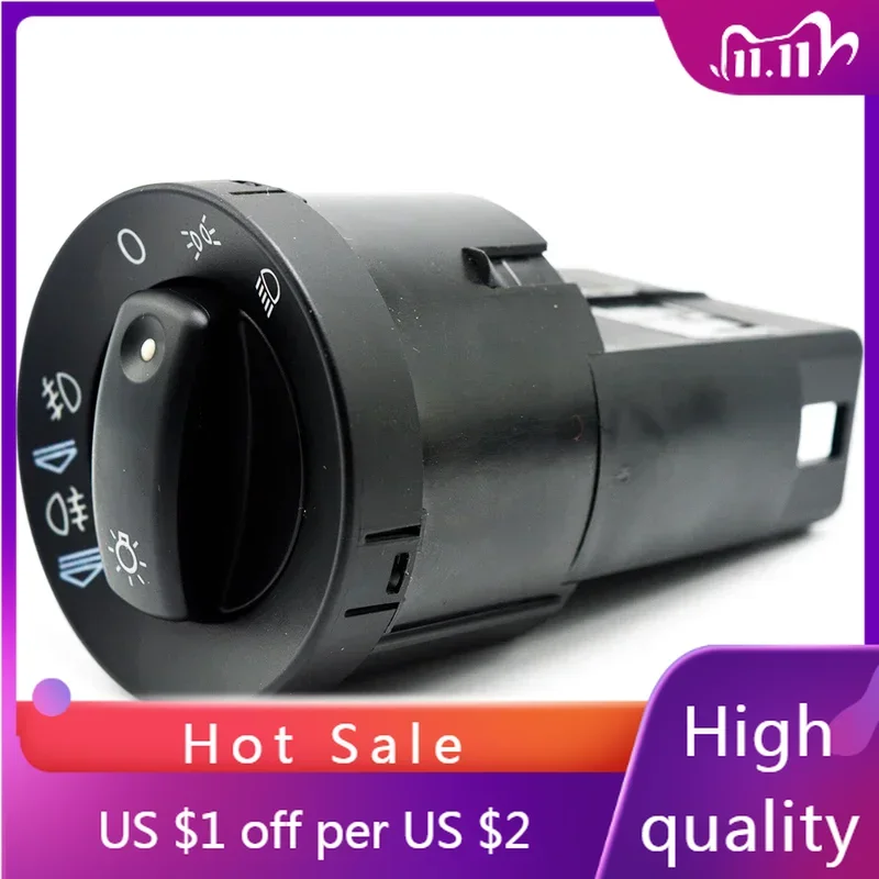 

Car headlight switch for Audi A4 8E B6 B7 2000-2004 NEW Fog Light Switch Headlight Switch Knob 8E0941531