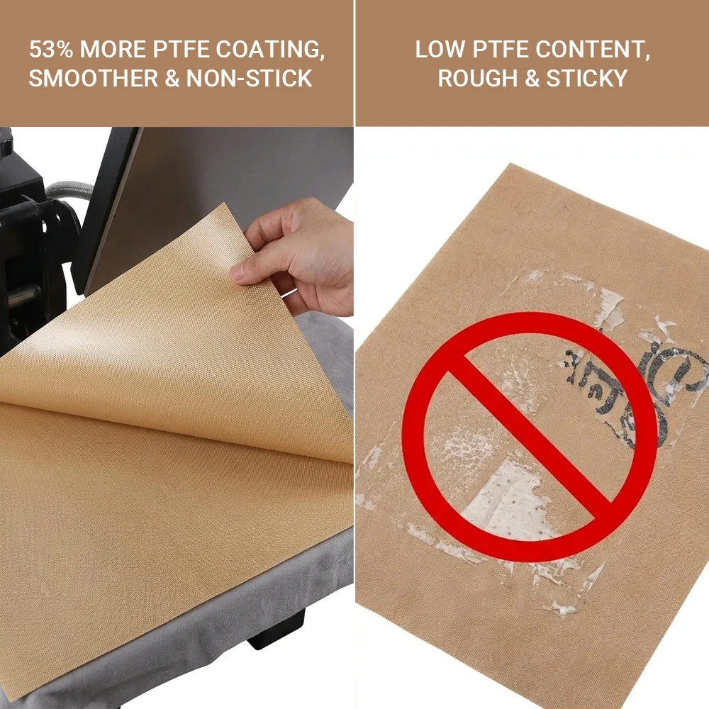 3 Paket Lembaran PTFE Teflon u - Heat Press Teflon Sheet ulasan dan harga