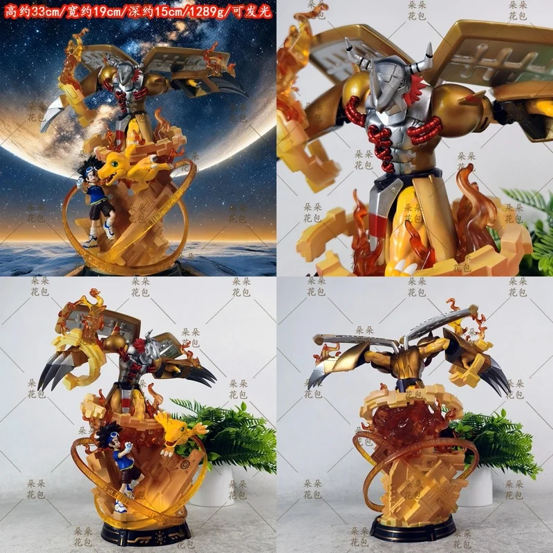 

В наличии Digimon аниме периферия настольный орнамент статуи, Тайи древний зверь битва Гремон детские игрушки ручной работы