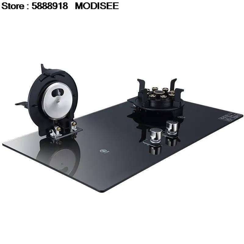 Gas Stove Household for Kitchen Cooktop Stove Upgrade Flip Kitchen Gas Cooker energy-saving Embedded Fierce Fire Stove LPG/LNG