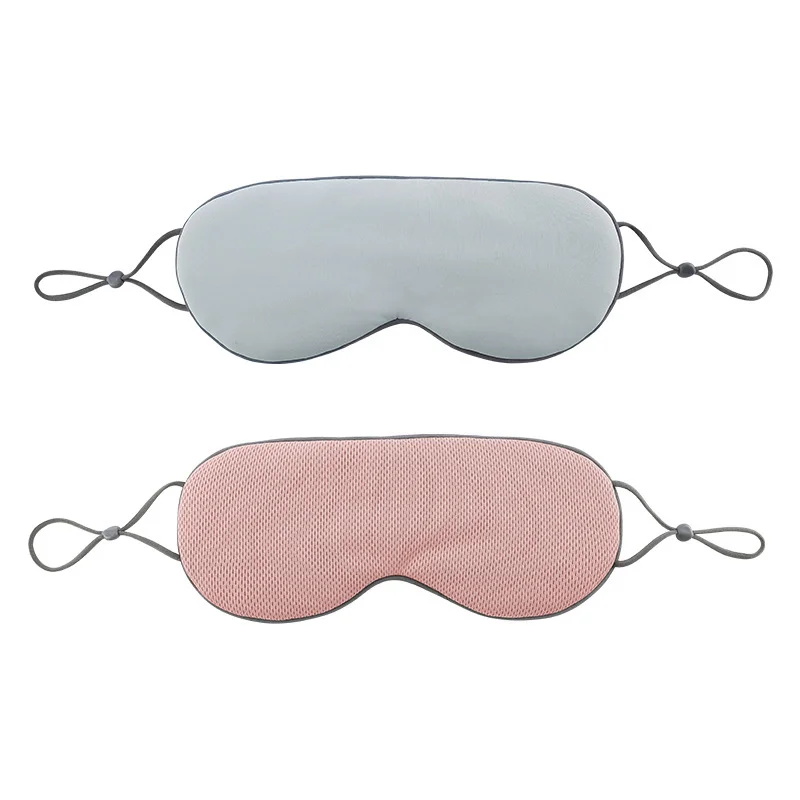 

2026 New Style Ice Silk Eye Mask Adjustable Warm Cool Dual Use Breathable Sleep Mask for Travel And Comfortable Light Blocking